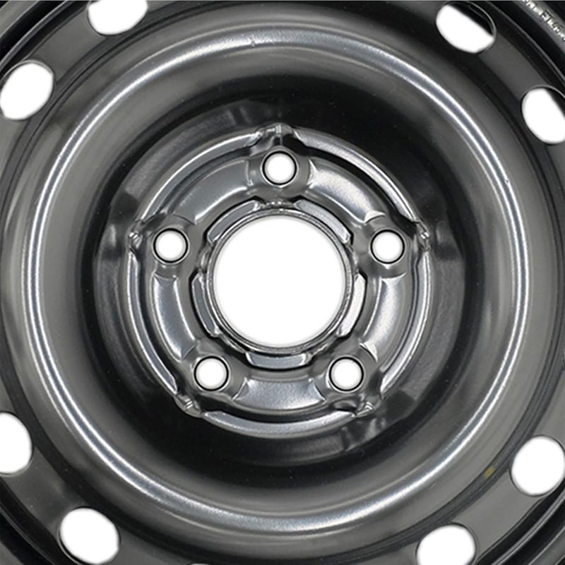 Velospinner New Single 16" 16x6.5 Inch Steel Wheel for 2013–2019 Nissan Sentra | OEM Design Replacement Rim | BLACK Finish | Direct Fit - OE Stock Specs | 62599 - Image 3